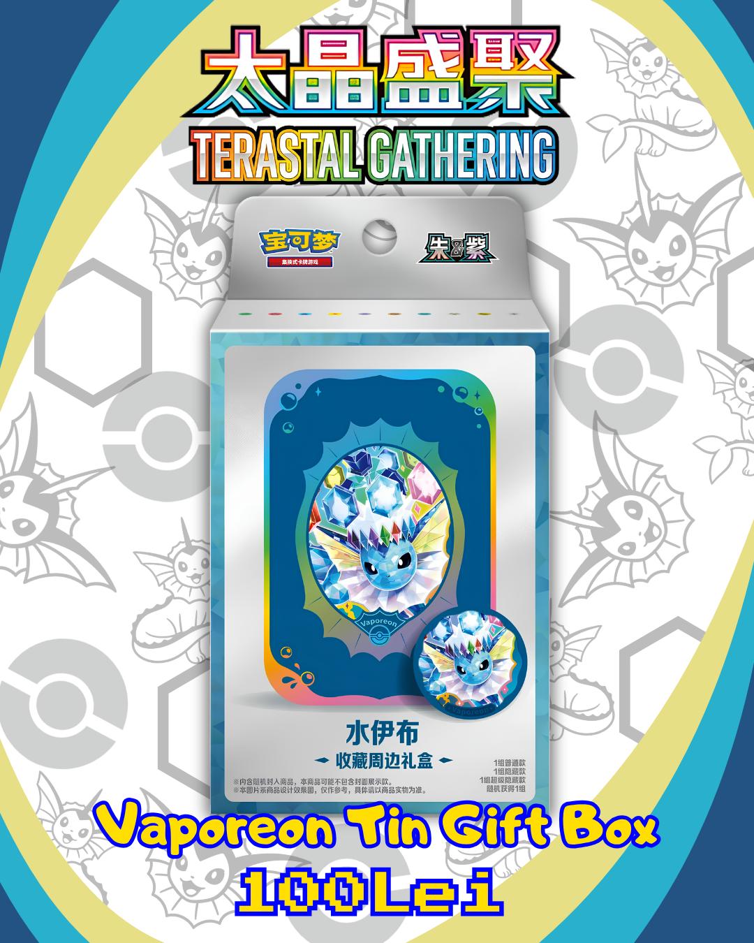 Eeveelution gift box tin